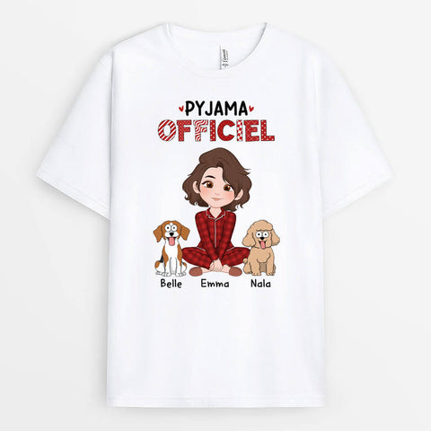 Cadeau 18 ans meilleure amie  T-Shirt Pyjama Officiel Personnalisé