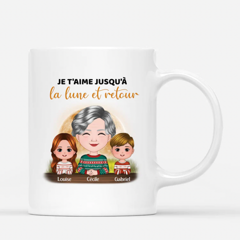 idée cadeau noël mamie mug personnalisé