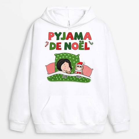 idée cadeau Noël sœur sweat à capuche personnalisé