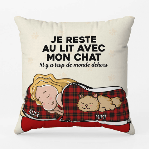 idée cadeau ado fille coussin personnalisé