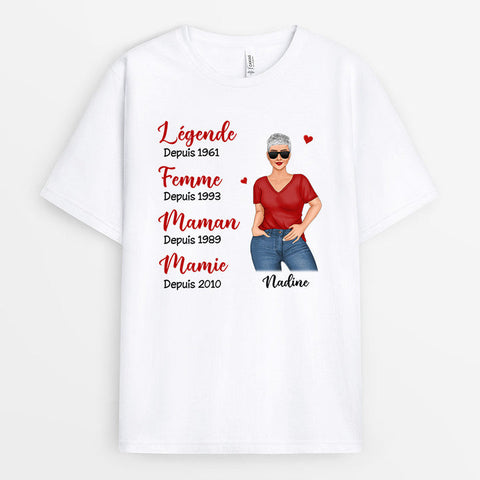 Choisir un t-shirt personnalisé pour femme comme idée cadeau anniversaire de rencontre