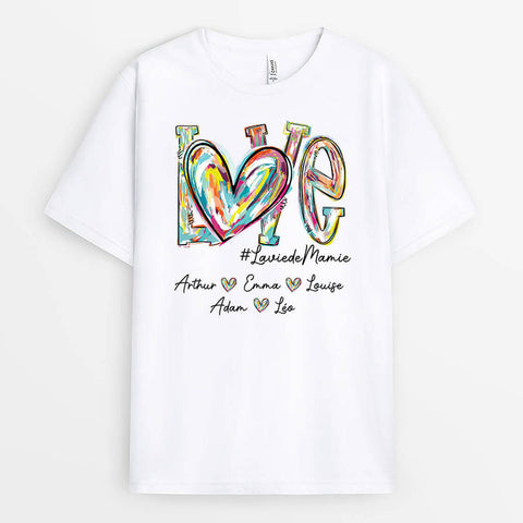 T-Shirt Couple Amour Personnalisé est une bonne idée cadeau anniversaire de rencontre