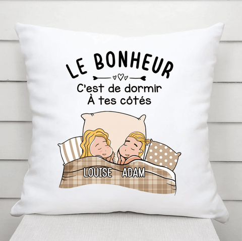 cadeau anniversaire mariage homme coussin personnalisé