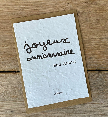 Carte Joyeux Anniversaire pour Son Mari