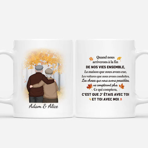 Mug Personnalisé pour un Couple Vieux