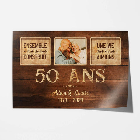 Poster Sur Mesure - Idée Cadeau Couple Retraite