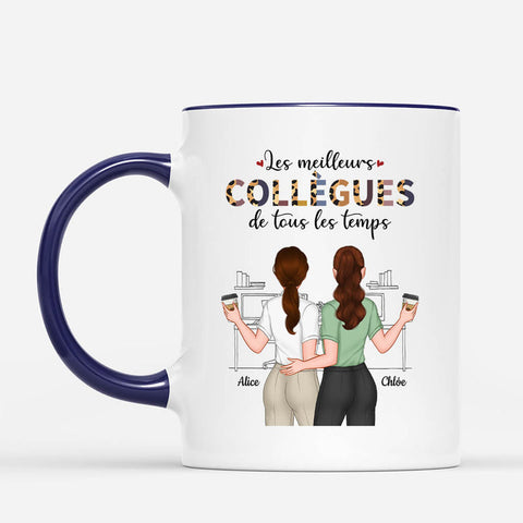 Idée cadeau départ retraite collègue femme Mug  Les Meilleures Amies De Tous Les Temps