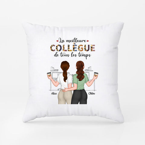 Idée Cadeau Départ Retraite Collègue Femme Coussin Les Meilleures Amies De Tous Les Temps