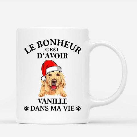 Cadeaux drole homme Mug Avoir Mon Chien Dans Ma Vie Personnalisé