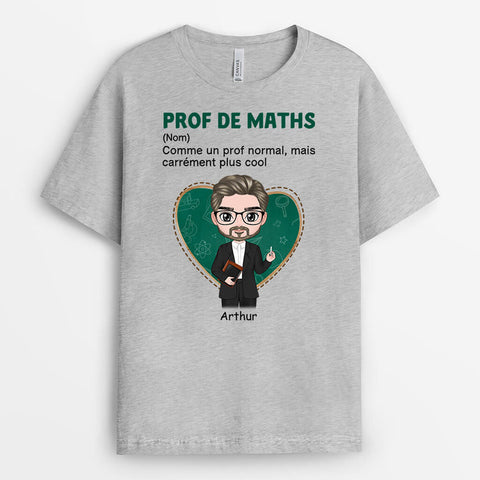 T-shirt Personnalisable - Idée Cadeau Enseignant Homme