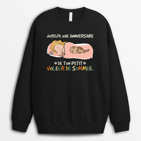 Sweatshirt Personnalisé 50 Ans Femme