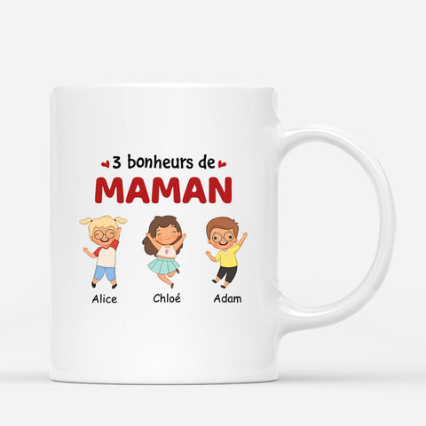 Idée cadeau fête des grands-mères DIY Mug Bonheur D'Être Mamie Maman Personnalisé