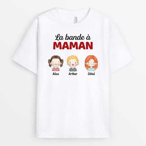 Idée cadeau fête des grands-mères DIY T-shirt La Bande à Maman Mamie Couleur Pastel Personnalisé