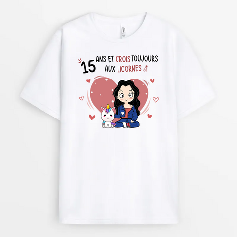 idée cadeau fille t-shirt