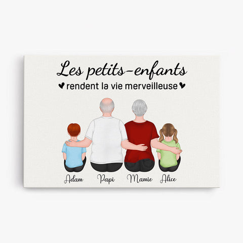 Toile Petites Enfants Personnalisée est l’une des meilleures idées cadeaux gender reveal