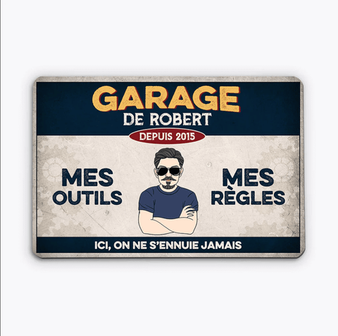 idée cadeau homme mariage plaque personnalisée