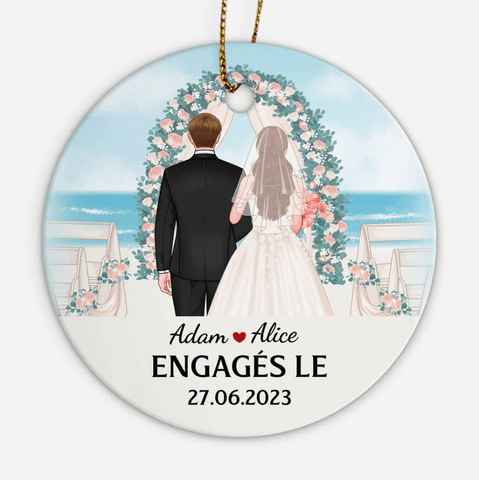 idée cadeau homme mariage ornement personnalisé