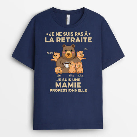 Idée surprise 60 ans maman T-shirt Je Suis Une Grand-Mère Professionnelle Personnalisé