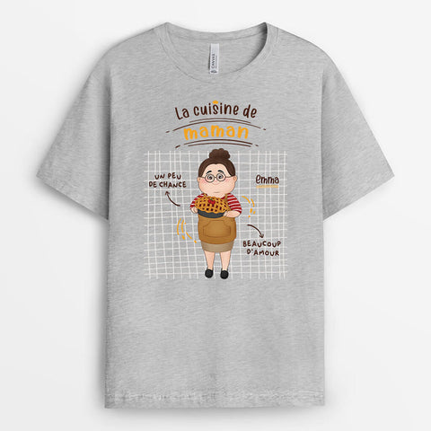 Idée cadeau maman 60 ans T-shirt Fête des Mères Le jardin de Mamie Personnalisé