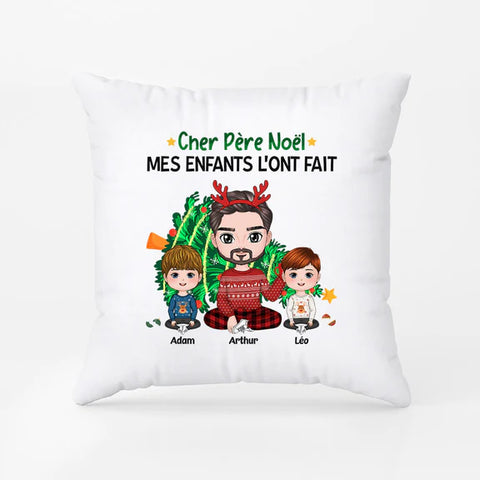 Coussin Personnalisé - Idée Cadeau Noel Adulte