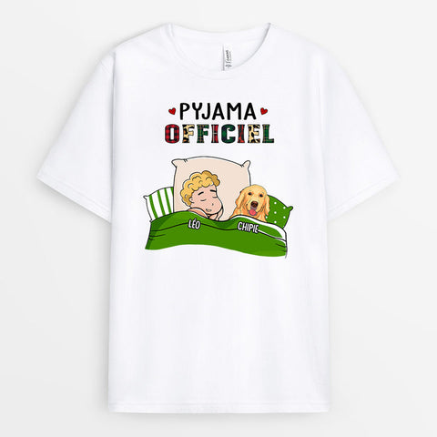 Idée cadeau anniversaire nounou T-Shirt Pyjama Officiel À Motifs Personnalisé