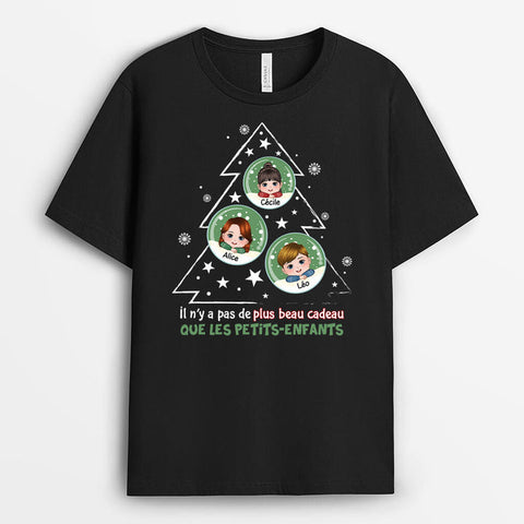 Idée cadeau anniversaire nounou T-Shirt Il N'y A Pas De Plus Beau Cadeau Que Les Petits-Enfants Personnalisé