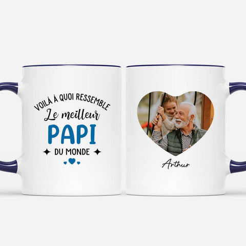 Mug Meilleur Papa du Monde Personnalisé