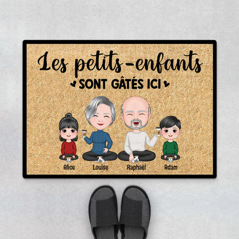 Paillasson Petits-Enfants Personnalisé