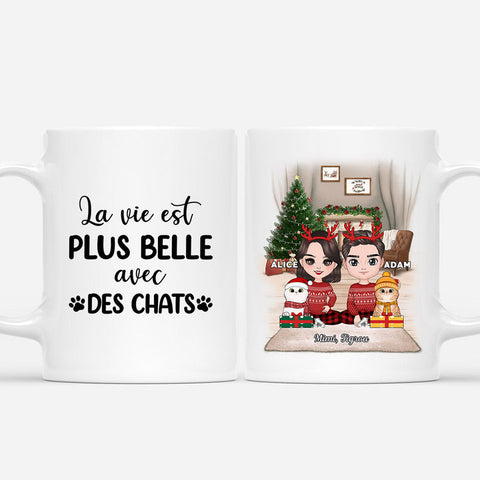 Idée cadeau pour les parents qui ont tout Mug La Vie Est Plus Belle Personnalisé