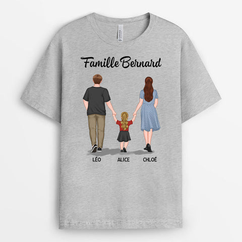 Idée cadeau pour randonneur avec T-Shirt Famille Marche Personnalisé