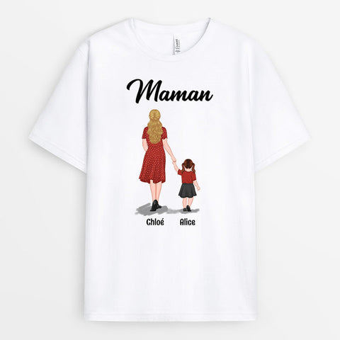 Idée cadeau pour randonneur avec T-Shirt Maman Mamie Marche Personnalisé