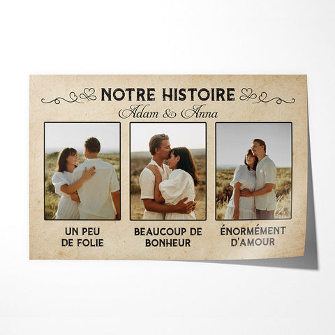 Poster Personnalisé - Idée Cadeau Pour Sa Femme