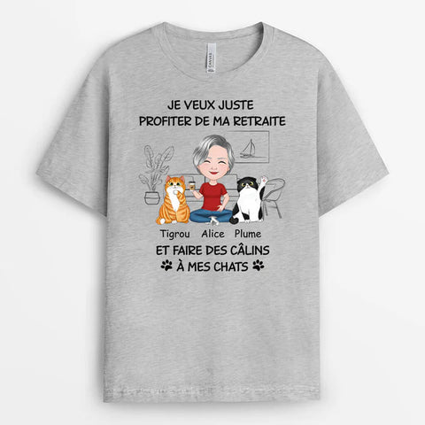 T-shirt personnalisé pour cadeau retraite