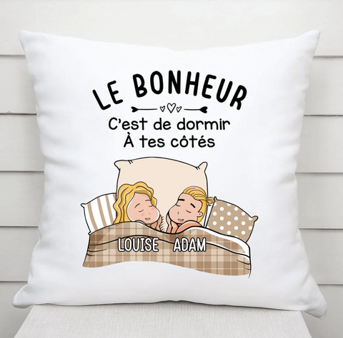 idée cadeau Saint Valentin coussin personnalisé