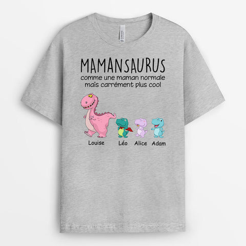 Idée cadeau tata T-shirt Mamansaurus Mammiesaurus Personnalisé