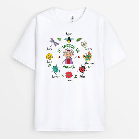 Choisir idée t shirt fete des meres comme T-Shirt Jardin De Maman Personnalisé