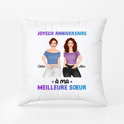 idée cadeau anniversaire meilleure amie coussin