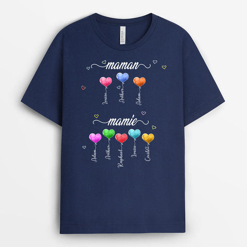 Mots Doux Pour Maman T-shirt L'Amour De Maman Mamie Personnalisé[product]