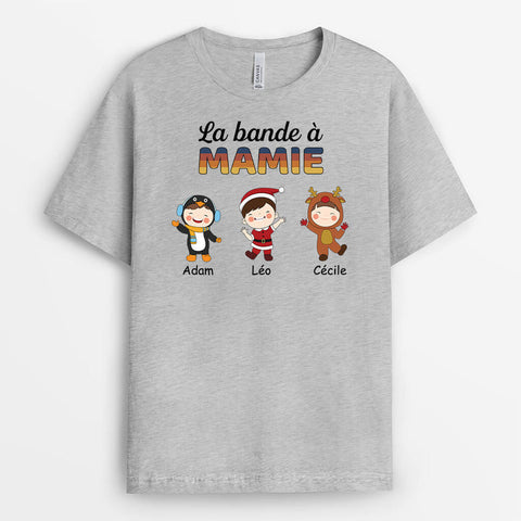 Message fête des mères avec T-Shirt La Bande À Maman Version Noël Personnalisé