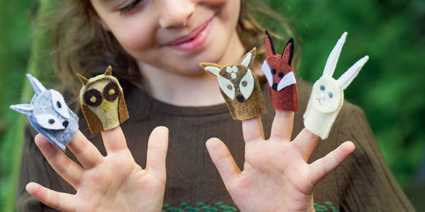 Marionnettes doigt comme petit cadeau pas cher moins de 5 euros pour remerciements