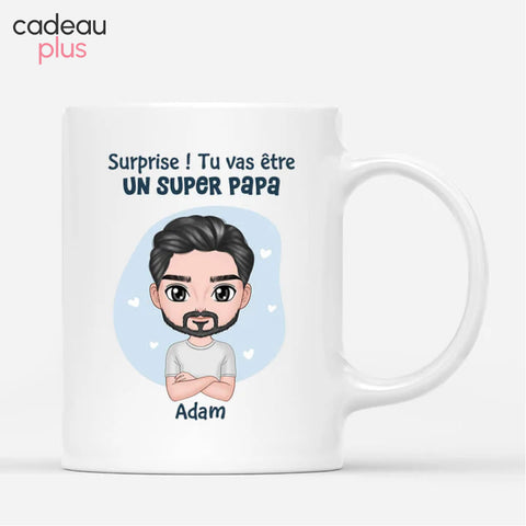 Mug personnalisé papa