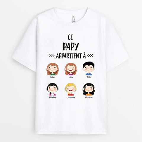 T-shirt Personnalisé - Quel Cadeau Fête Des Grand Pères