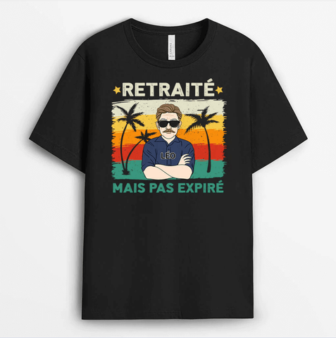 site pour faire t-shirt personnalisé retraite