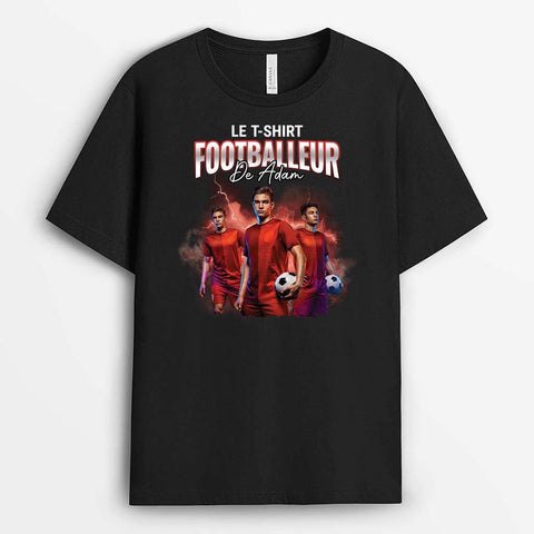 une idée cadeau evg avec T-Shirt Haut Football De Johnny Personnalisé