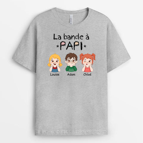 idée tee shirt fete des peres T-shirt "La Bande De Papa”[product]