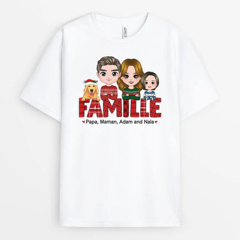 T-shirt Famille Personnalisé