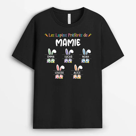 T-shirt Les Lapins Préférés de Maman Personnalisé