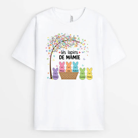 T-shirt Les Lapins de Maman Personnalisé