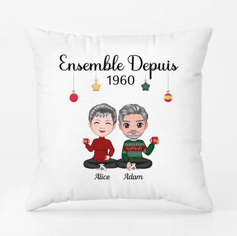 Texte 50 Ans de Mariage coussin