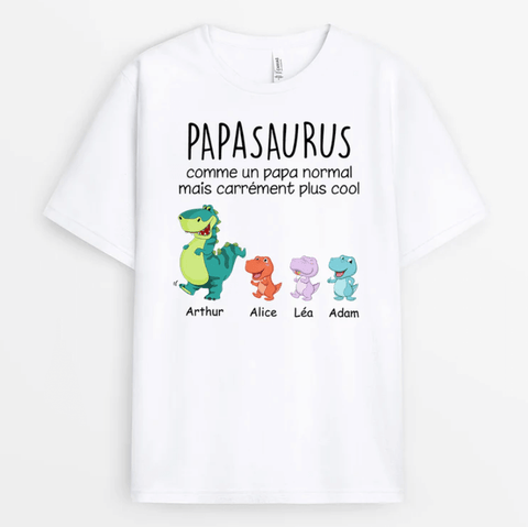 texte pour souhaiter une bonne retraite humour t-shirt personnalisé papasaurus